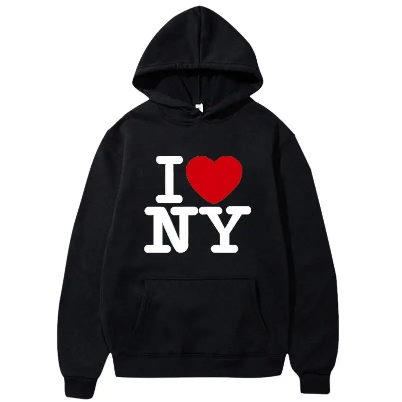 Winter Clothing New York - Eu amo nova york estampado moletons