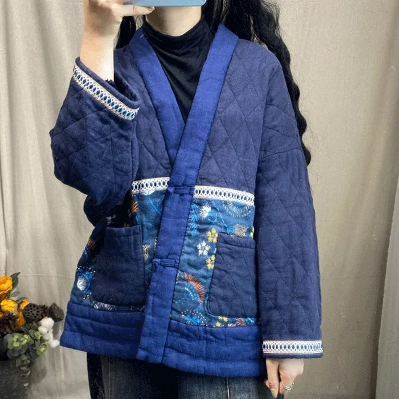 Winter Clothing Youtube - Algodão acolchoado estilo roupas femininas casaco