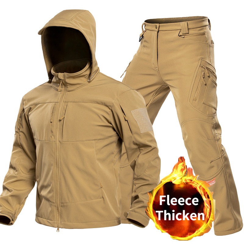 Winter Cloth - Conjunto Tático Softshell para Homens com