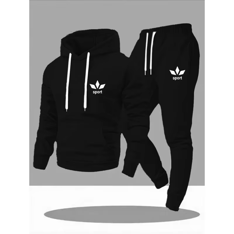 Winter Clothing Pants - Conjunto Masculino 2026: Moletom Esportivo Casual