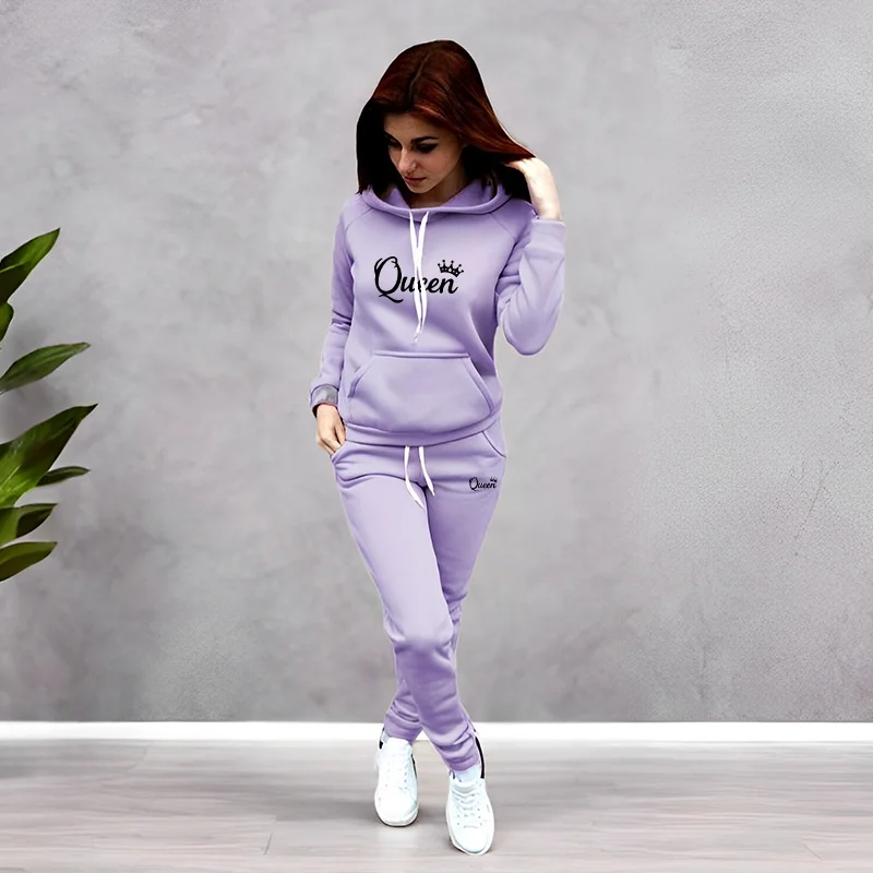 Winter Clothing Pants - Conjunto de Agasalho Feminino com Estampa
