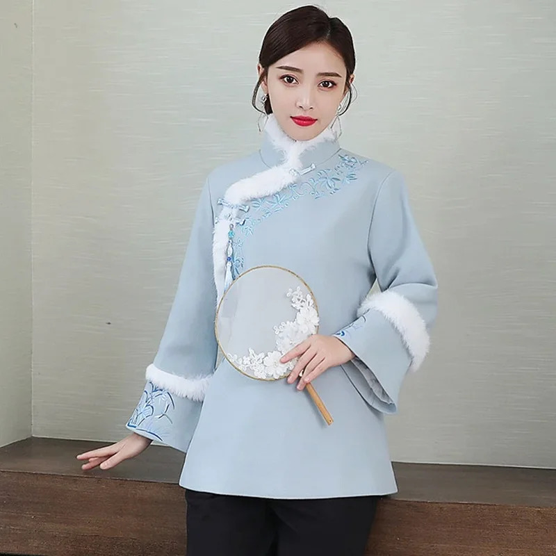 Winter Clothing Youtube - 2026 cheongsam topos roupas de ano