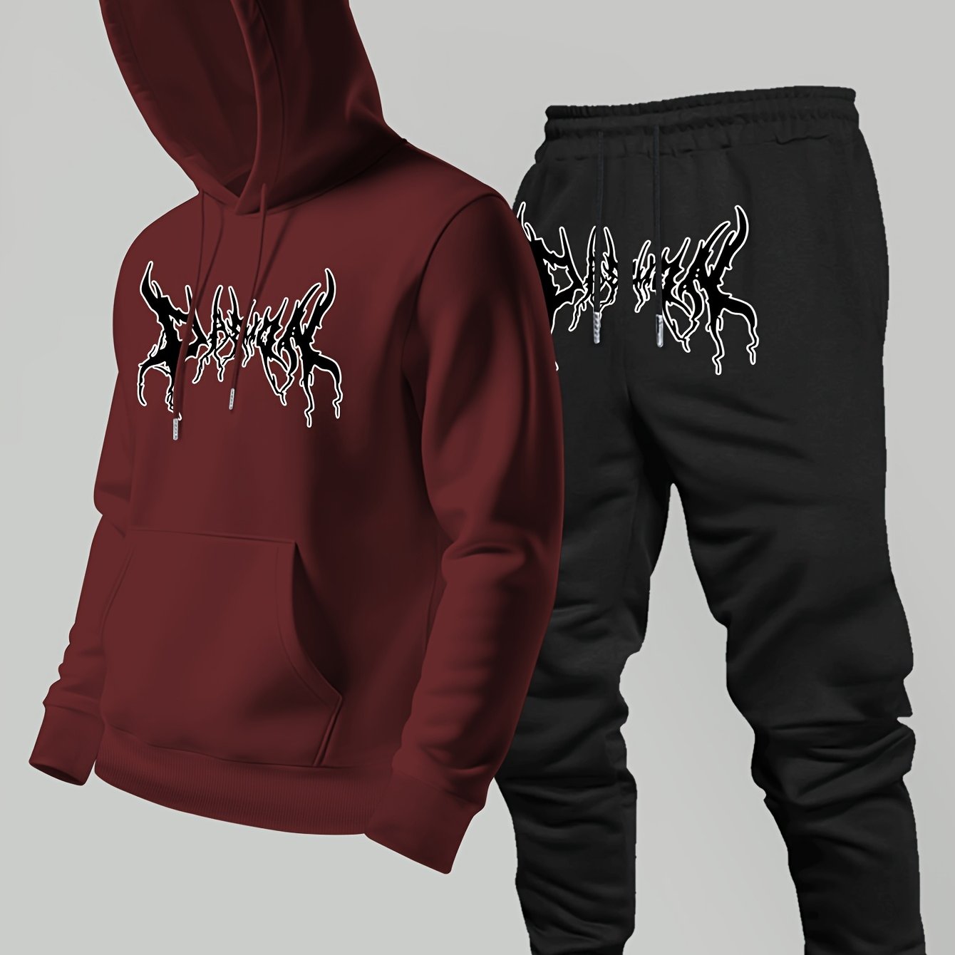 Winter Clothing Pants - Conjunto de moletom com capuz e
