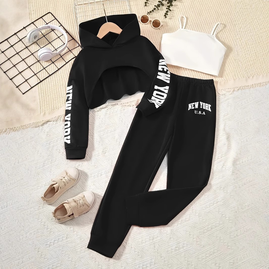 Winter Clothing New York - Conjunto de moda feminina de três
