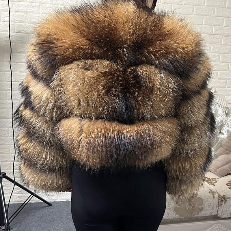 Plus size topos de pele marrom - Warm Winter Clothing avaliação e preço