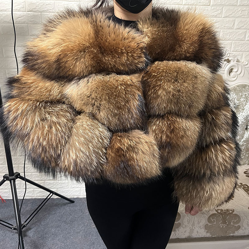 Plus size topos de pele marrom - Warm Winter Clothing avaliação e preço