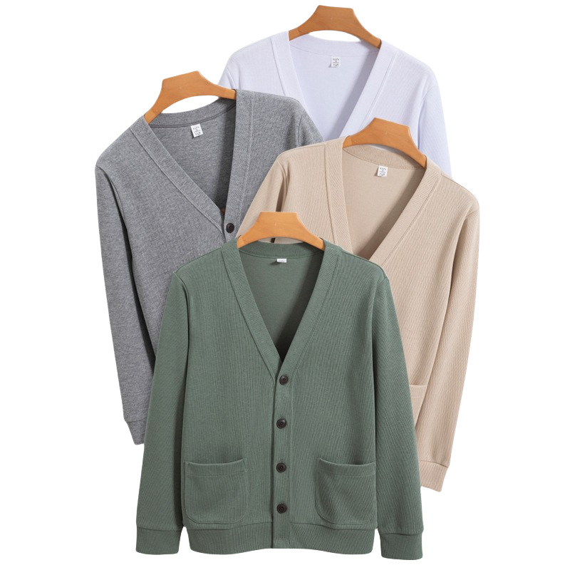 Suéter Masculino Cardigã de Ou - Winter Clothing Europe avaliação e preço