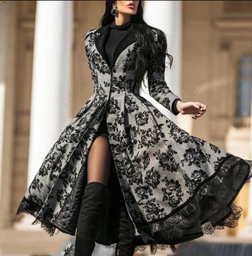 Vestido feminino outono invern - Winter Clothing Europe avaliação e preço
