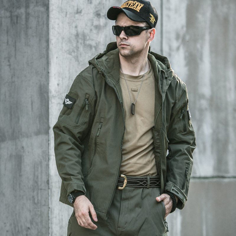 2025 pele de tubarão casca mac - Windproof Jacket Softshell avaliação e preço