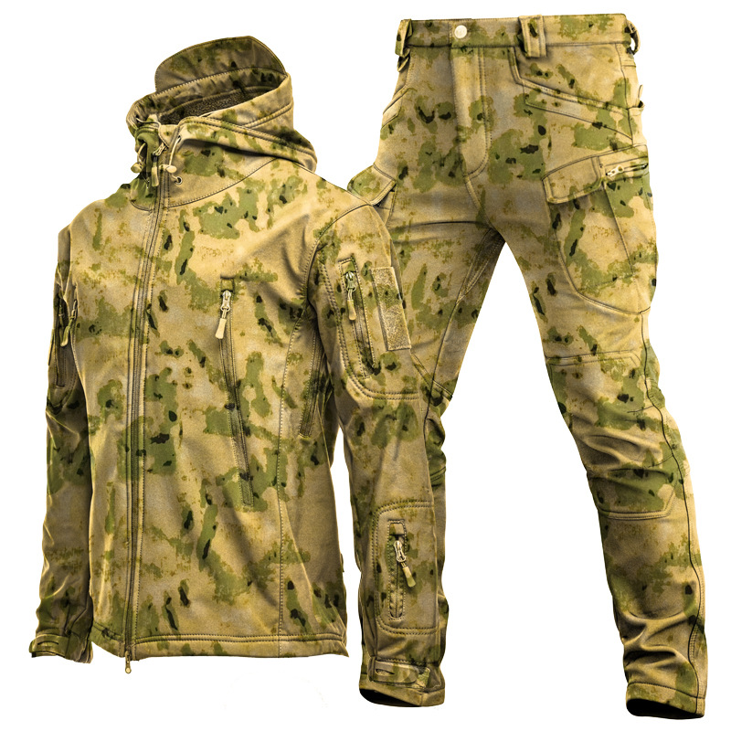Conjunto de Roupa Camuflada Ma - Windproof Jacket Softshell avaliação e preço