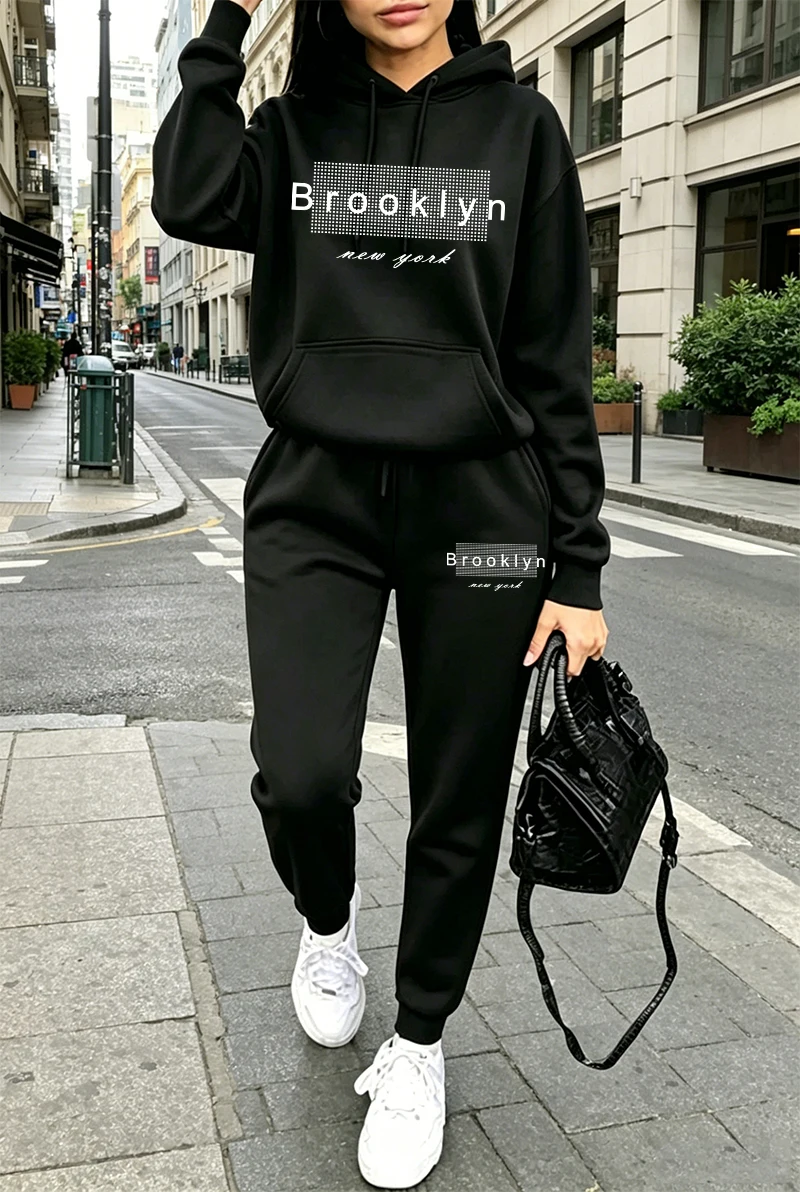 Conjunto de Moletom Feminino c - Winter Clothing Pants avaliação e preço