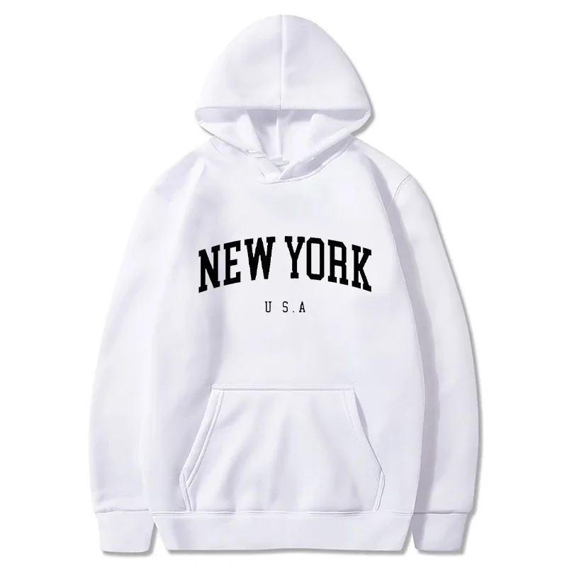 Moletom Unissex Estilo Harajuk - Winter Clothing New York avaliação e preço