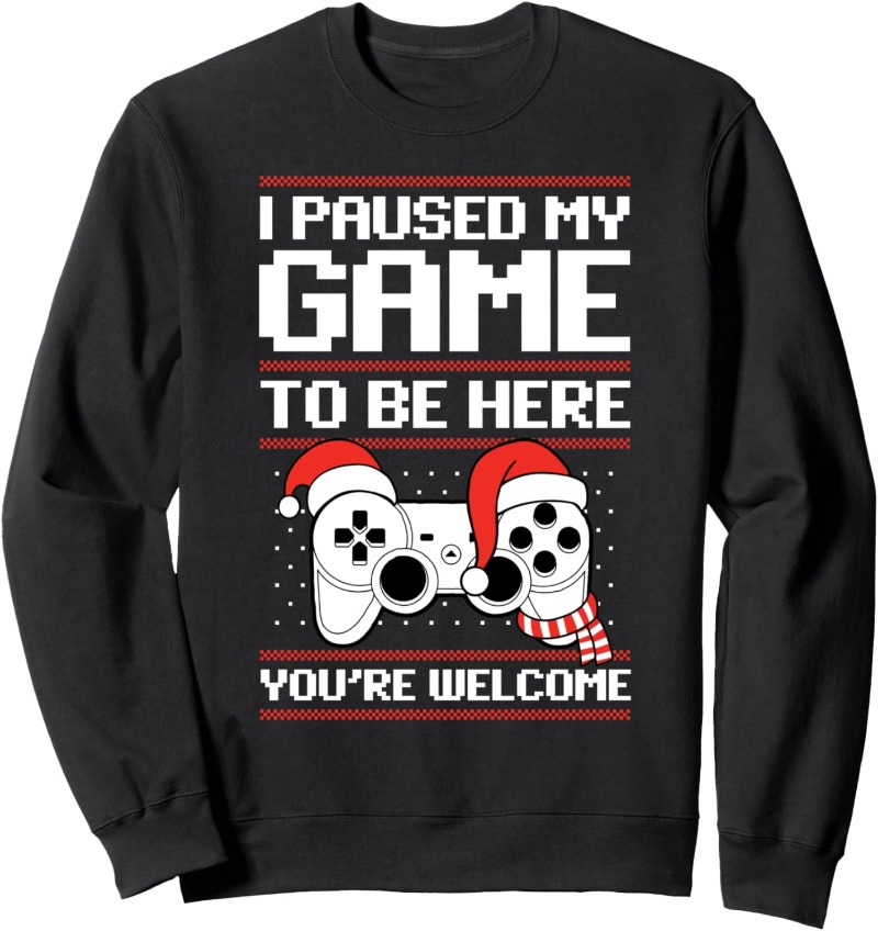 Engraçado gamer feio camisola  - Winter Clothing Video avaliação e preço