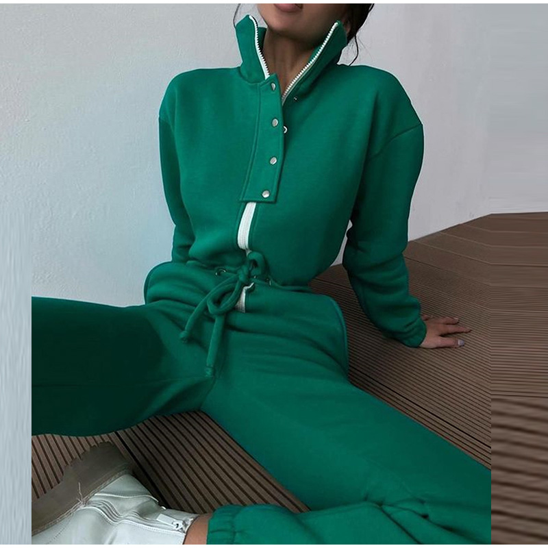 Casual gola de gola jumpsuits  - Winter Clothing Sales avaliação e preço