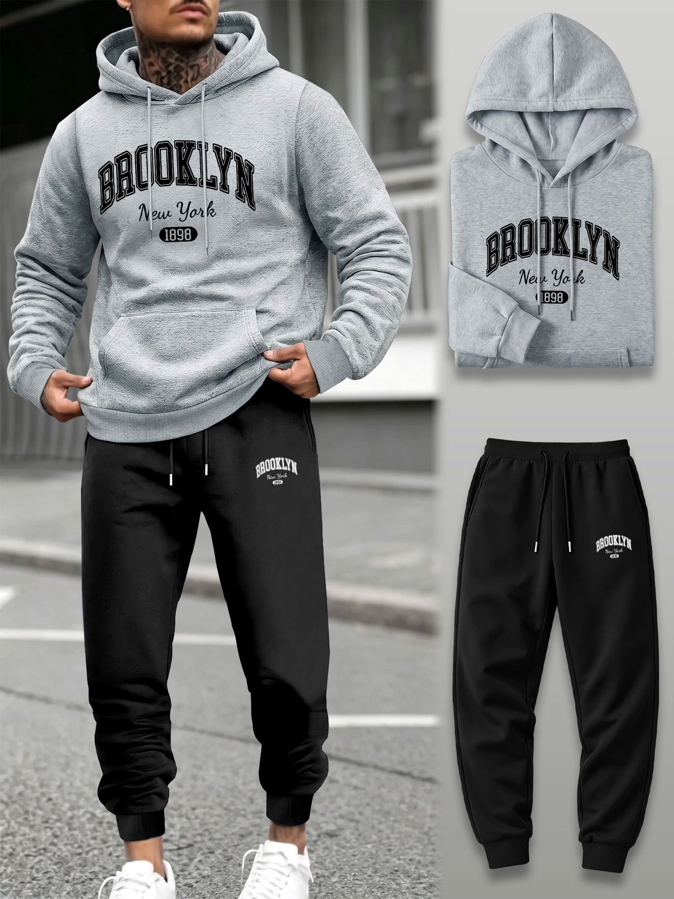 Conjunto de Moletom Masculino  - Winter Clothing Pants avaliação e preço