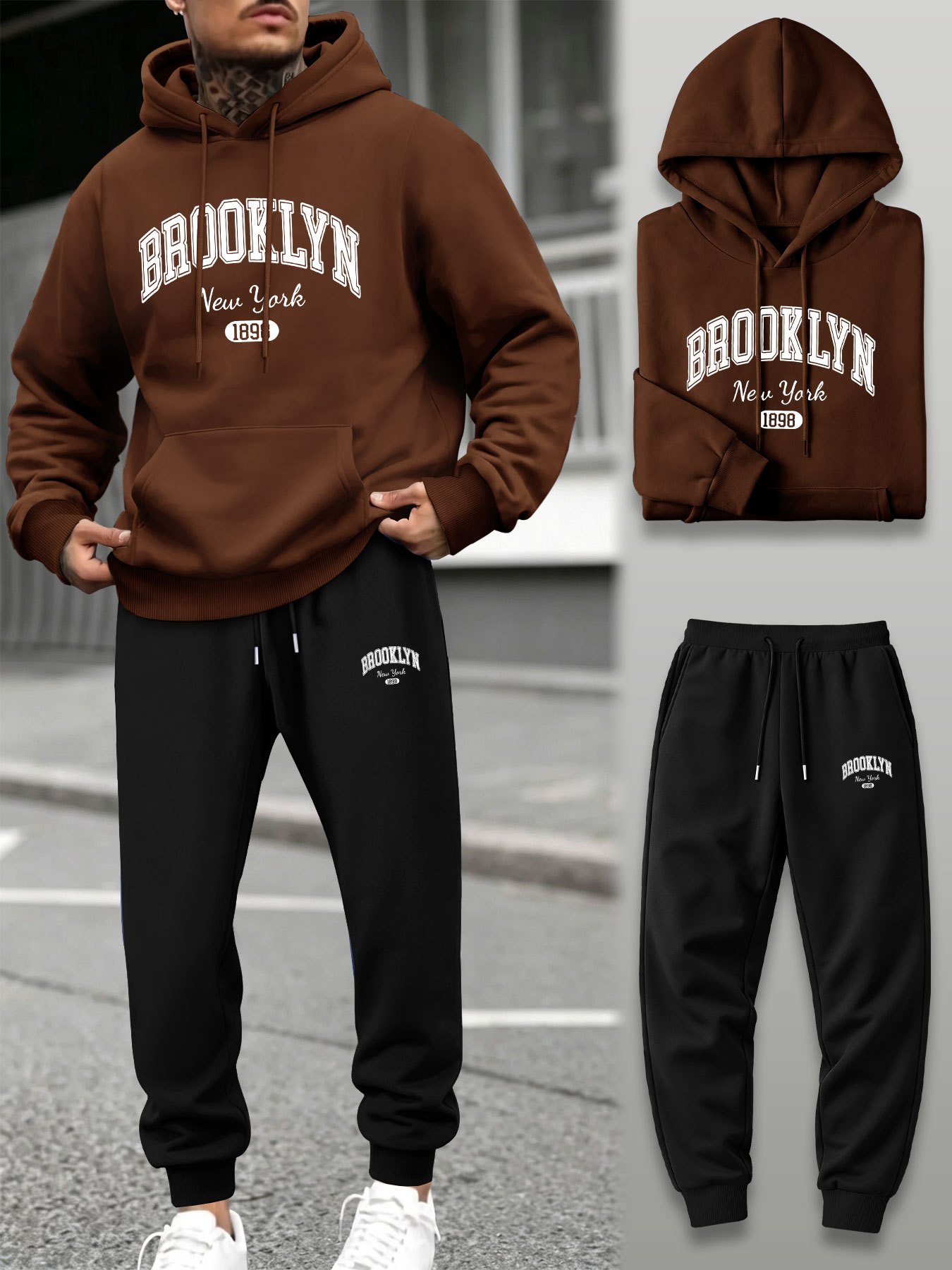 Conjunto de Moletom Masculino  - Winter Clothing Pants avaliação e preço