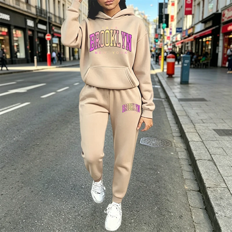 Conjunto Casual Feminino de 2  - Clothing Style Winter avaliação e preço