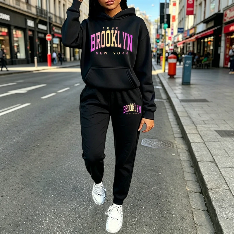 Conjunto Casual Feminino de 2  - Clothing Style Winter avaliação e preço