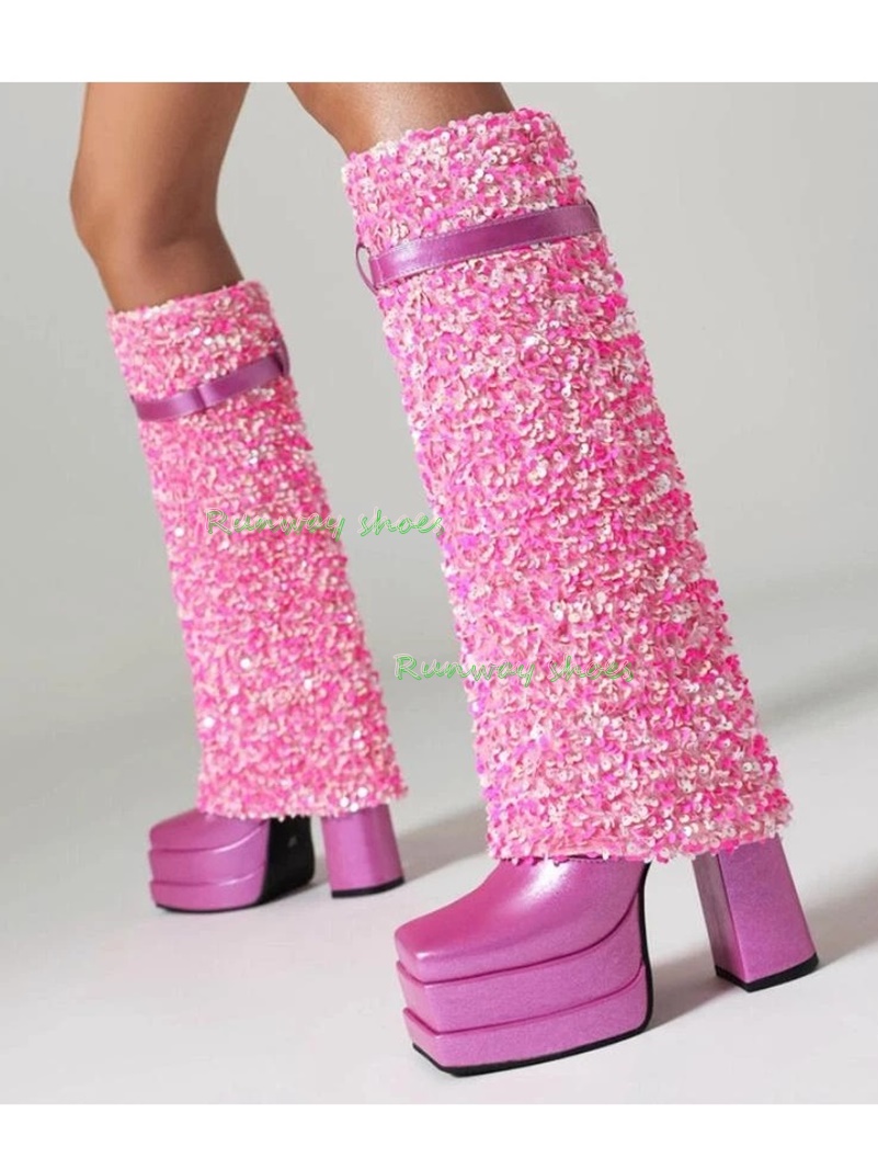 Botas de cano alto azuis com l - Winter Cloth avaliação e preço